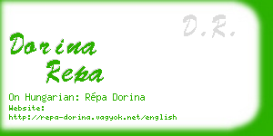 dorina repa business card
