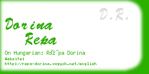 dorina repa business card